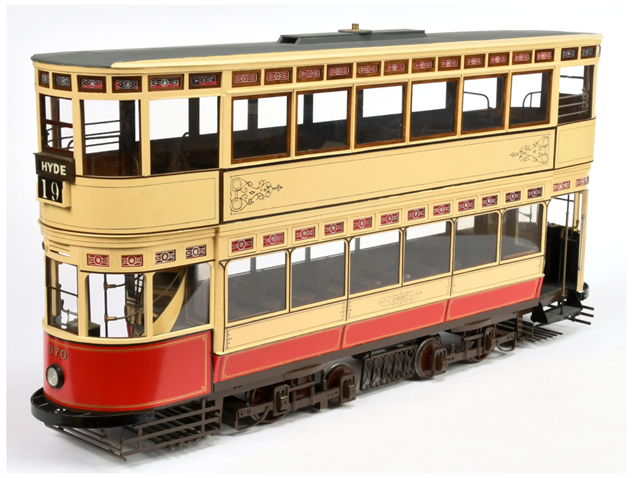 Ashdown Models 1/16th Scale Manchester Corporation Tramways No.970 featured on the 30th of May ❗