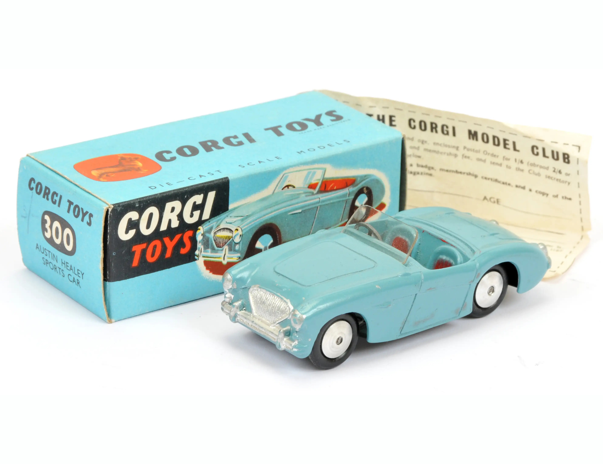Corgi Toys Cars 300 Austin Healey Sports Car