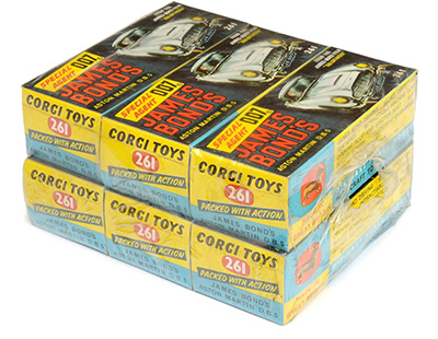 Corgi Cars 261 James Bond Aston Martin DB5 factory shrink
