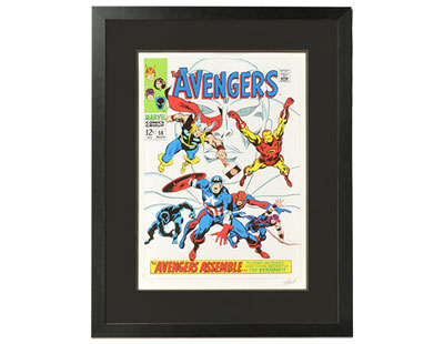 Marvel The Avengers #58 - The Avengers Assemble Limited Edition Print Signed