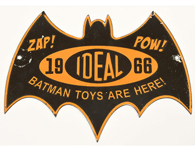 Ideal 1966 Batman vintage Enamel sign