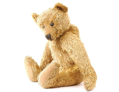 Eddie: a fine mohair Steiff teddy bear, German, c.1910, button to ear, black boot button eyes