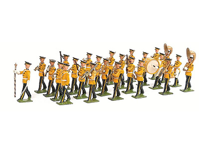 Britains - Set 2110 - U.S. Military Band in Full Dress Uniform [1956-62]