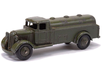 Dinky No.25D(DM) South African Military Petrol Tanker - military green body