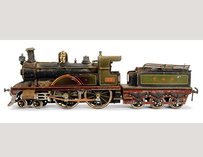 Bing Gauge 3 4-4-0 Loco and Tender GNR green No.7094, Live Steam