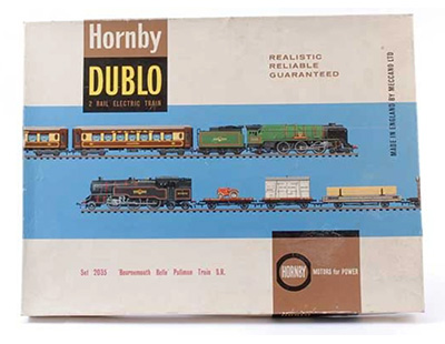 Hornby Dublo 2-rail empty box for 2035 