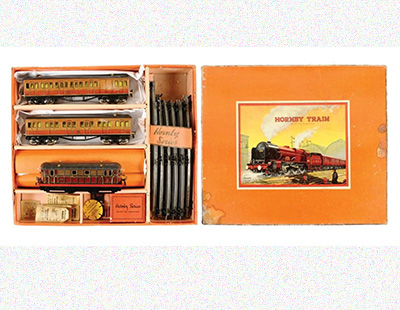 Hornby O Gauge 6volt Metropolitan Train Set consisting of an 0-4-0 Metropolitan Loco