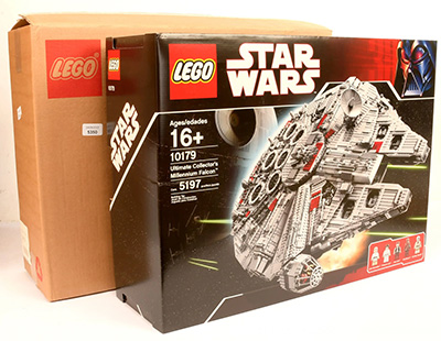 Lego Star Wars Millennium Falcon set number 10179. Within Mint sealed box
