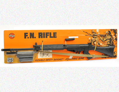 Airfix - Patt. No' 1624 (51400-4) - F.N. Rifle, second version, circa, 1975
