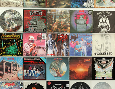 A collection of Heavy Metal/Thrash Metal/Death Metal LPs to include; Voivod