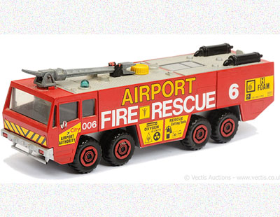 Matchbox Super Kings Saval Kronenburg B.V. MAC 12 Airport Crash Tender Pre-production trial