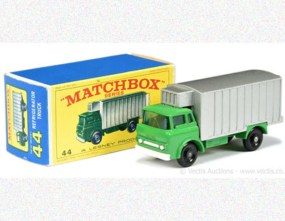 Matchbox Regular Wheels 44c GMC Refrigerator Truck Factory Pre-production colour trial