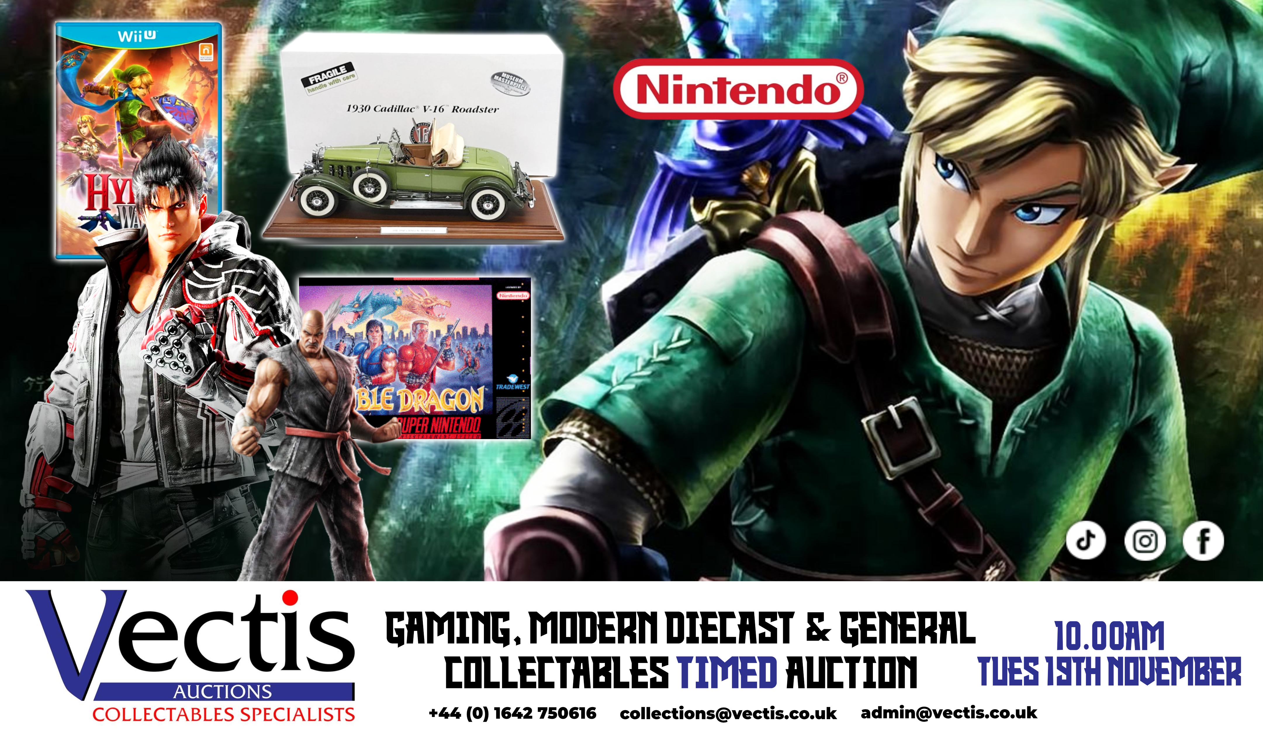 Gaming, Modern Diecast & General Collectables Auction (Timed) - Tuesday 19 November 2024 10:00