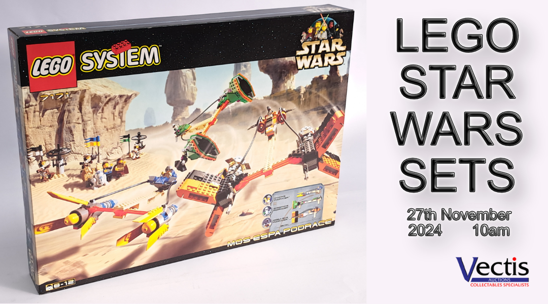 Watch NOW!  Vintage Star Wars Lego Sets - 27th November Auction
