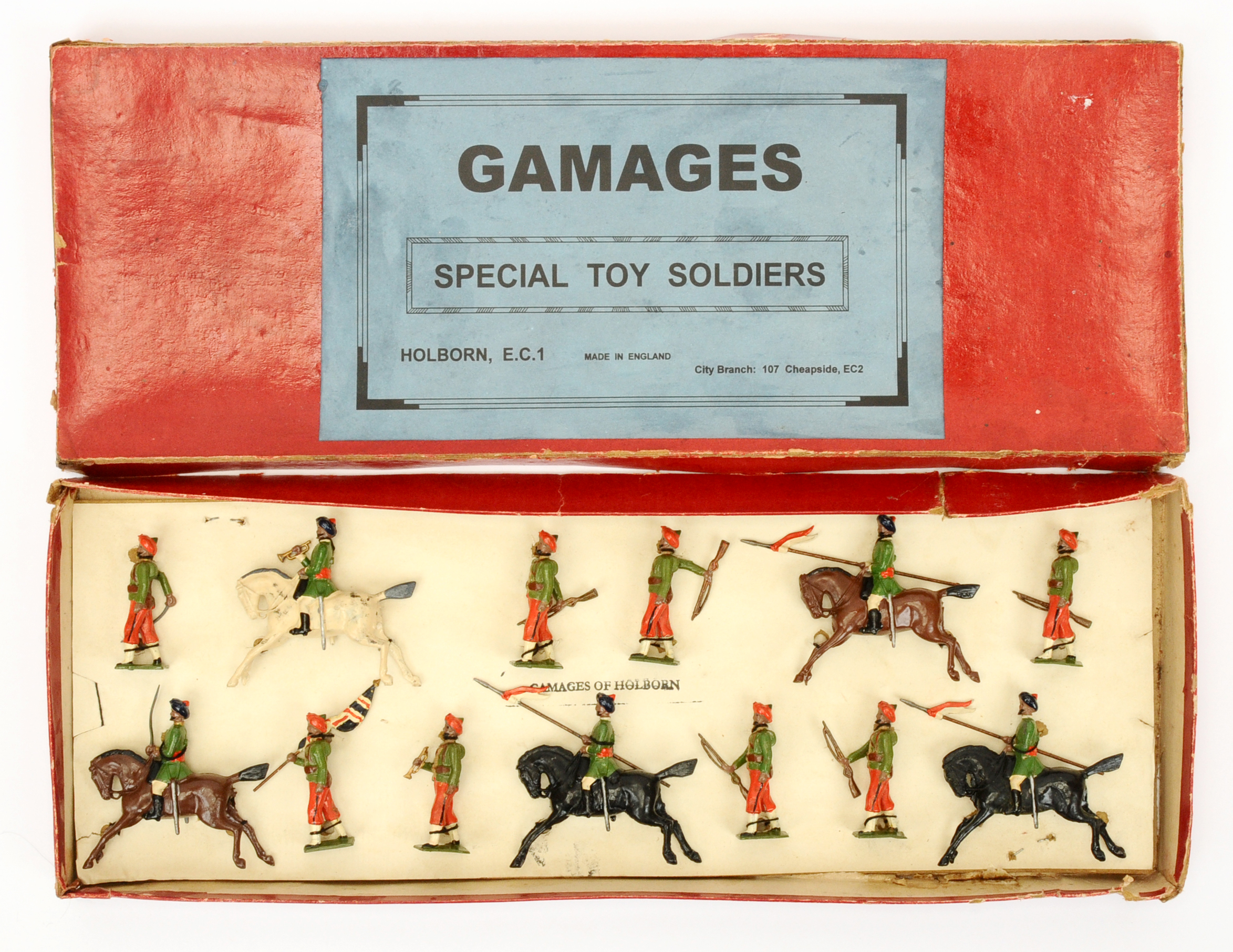 Britains for Gamages set