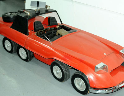 Gerry Anderson The Investigator eight-wheeled sports car original film prop