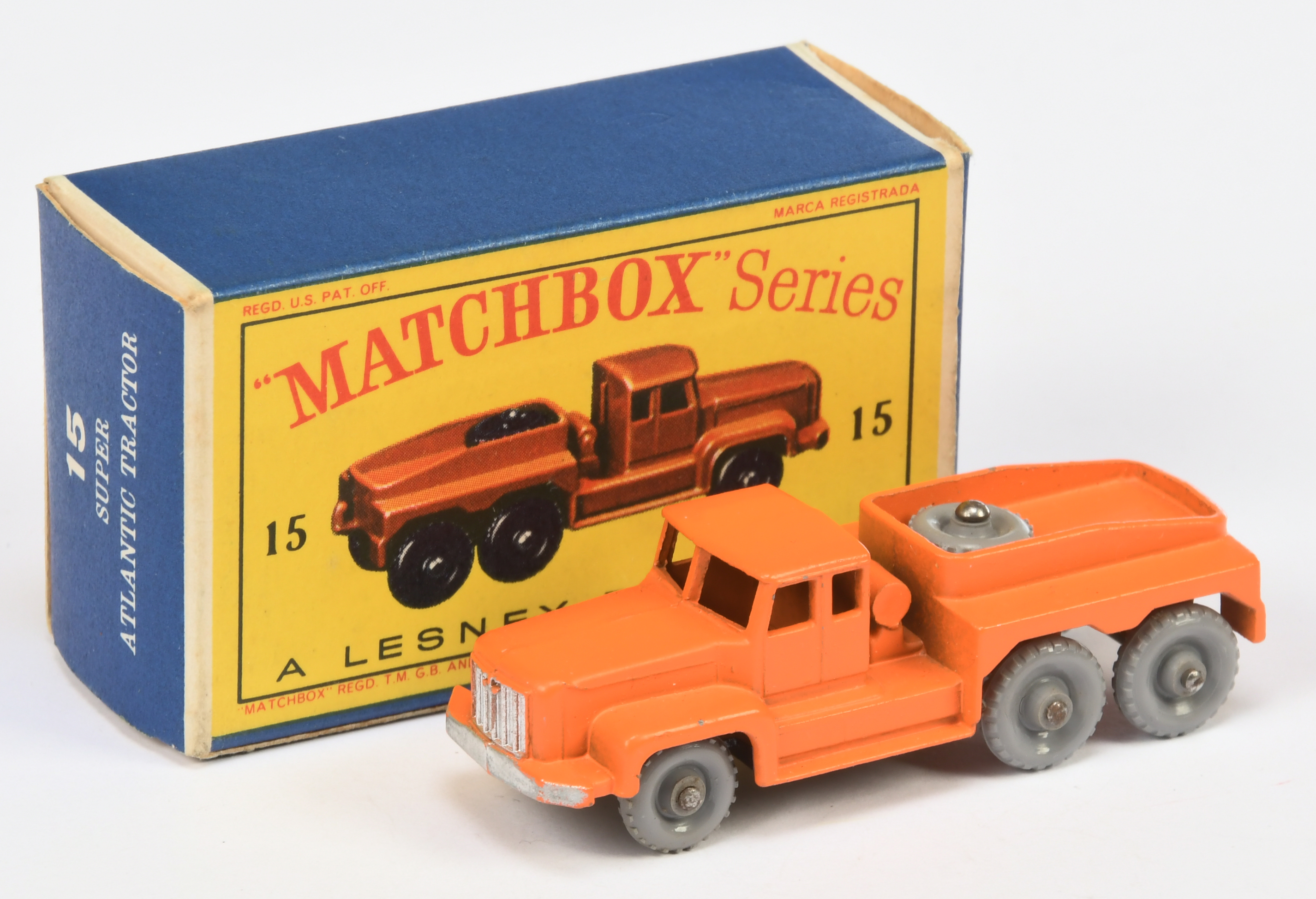 Matchbox Regular Wheels 15b Rotinoff Super Atlantic Ballast Tractor