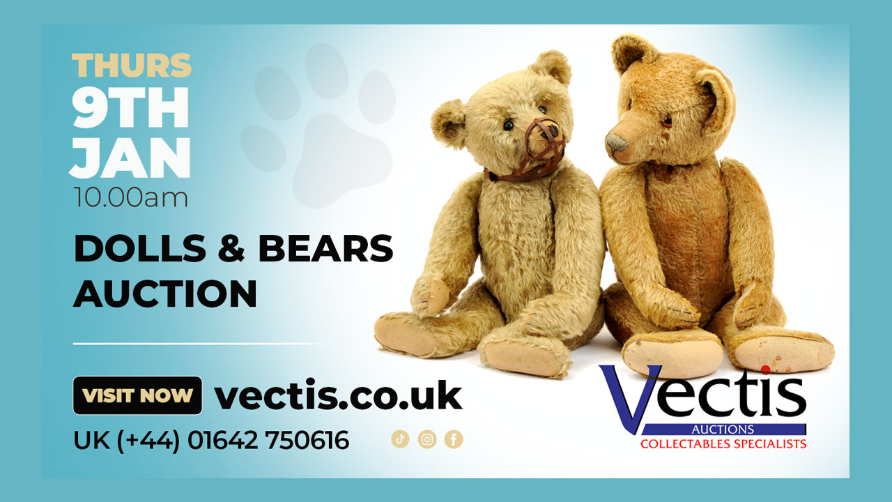 Dolls & Bears Auction - Thursday 9 January 2025 10:00