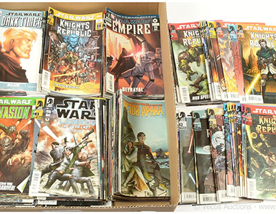 A quantity of Star Wars Comics including, Dark Horse Star Wars Legacy Issue 0-50