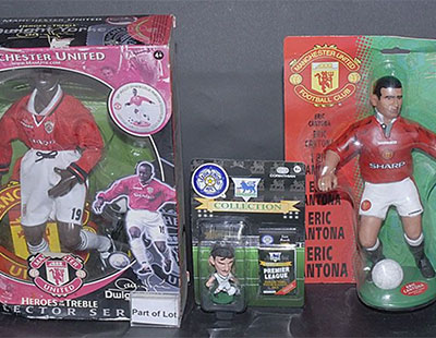 Large lot of Football Related Memorabilia and Games - Games include Magnetic Supersoccer