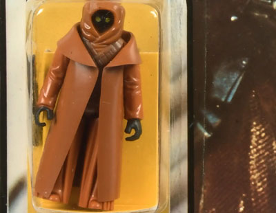 Kenner Star Wars Jawa (with Vinyl cape) 12B vintage action figure. 
