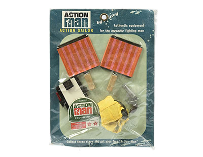 Palitoy Action Man carded Action Sailor Landing Signals Officer set No.34609