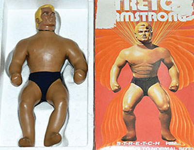 Denys Fisher Stretch Armstrong, contents has solidified, otherwise Good Plus to Excellent