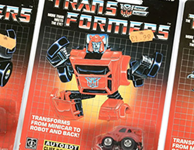 Hasbro 1984 Transformers x three, Bumblebee, Huffer and Cliffjumper, all Mint