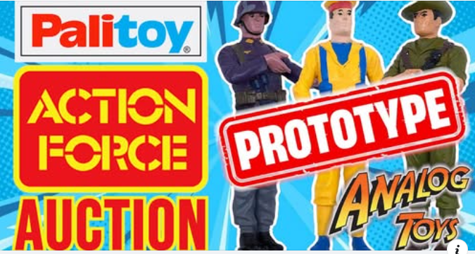 Action Force prototype auction coverage from AnalogToys