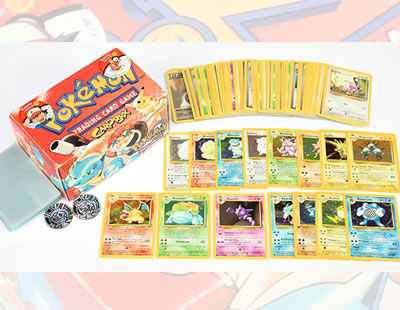 Wizards of the Coast Pokemon Cards. Base 1 Pokemon cards, includes Base 1 Charizard, Pikachu
