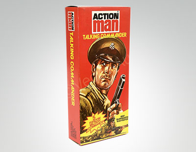 Palitoy Action Man boxed Talking Commander. Head is still attached