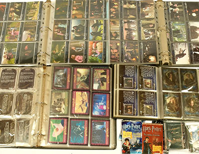 Harry Potter trading cards including ArtBox Memorable Moments cards
