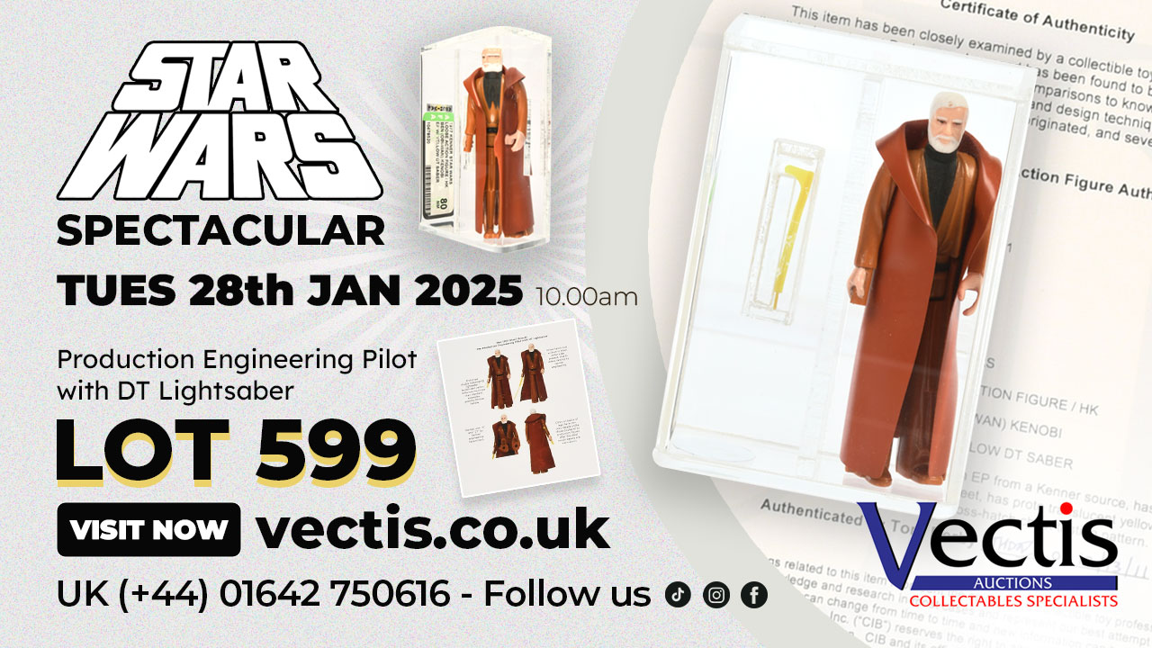 Obi Wan Kenobi prototype with double telescoping lightsaber