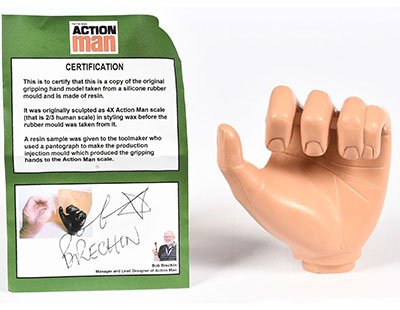 Pre-Production Palitoy vintage Action Man Prototype 4 up Gripping Hand