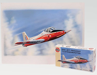 Airfix Original Artwork, comprising: Airbrush Painting for the 1989 release