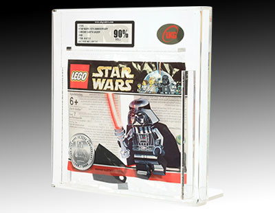 Lego Star Wars 10th Anniversary Chrome Darth Vader 2008 item 4547551 UKG Graded 90% Gold