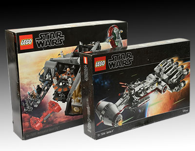 Lego Star Wars sets x 2 including 75222 Betrayal at Cloud City (includes mini figures 