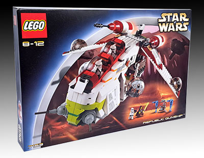 Sealed Lego Star Wars Set 7163 - Republic Gunship (Mint, assumed complete)