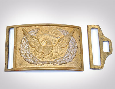 Militaria -19th Century U.S. Army Uniform Accoutrements, comprising: Model 1851, U.S. Army
