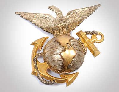 Militaria -19th Century U.S. Army Uniform Accoutrements, comprising: U.S.M.C. Officer's