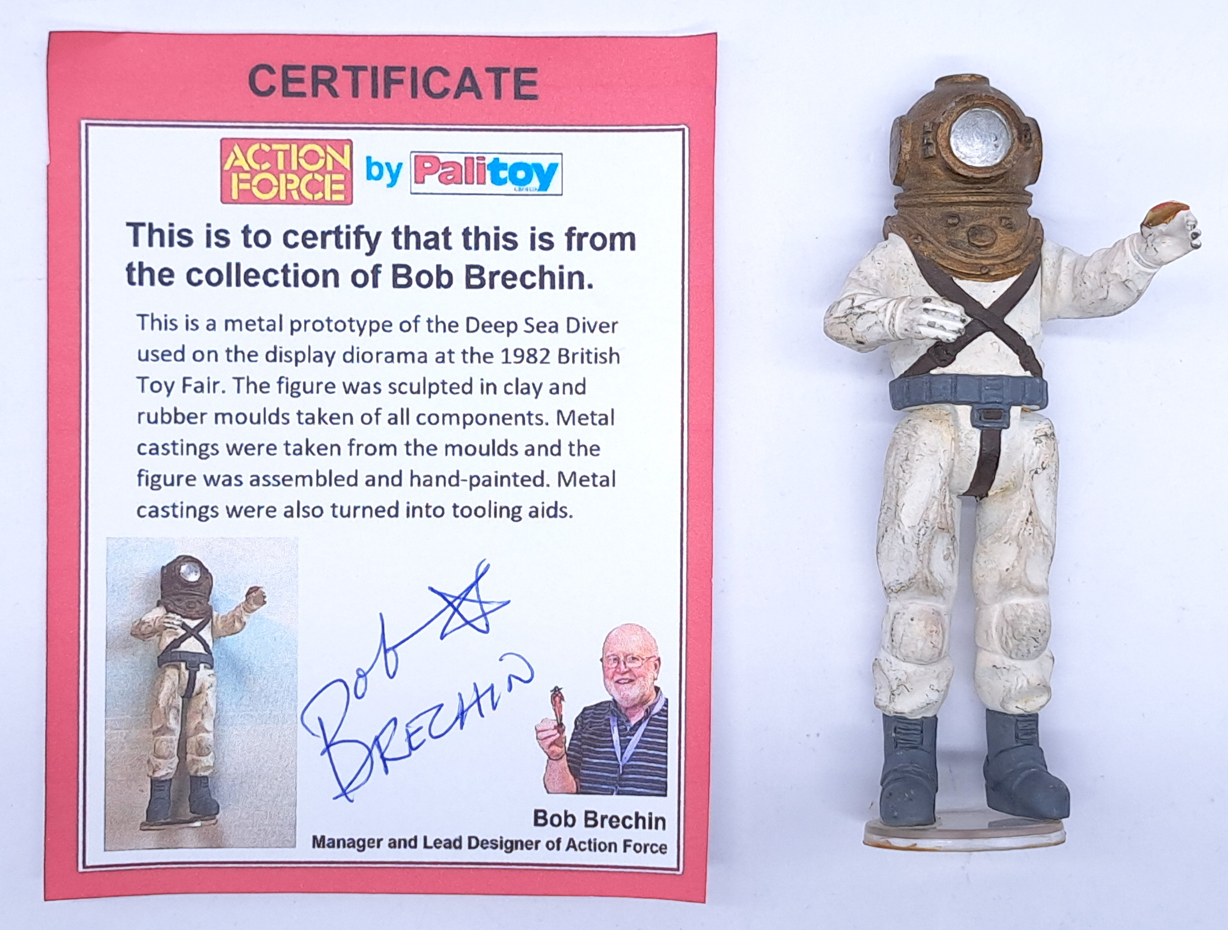 Palitoy Action Force Metal Prototype Deep Sea Diver figure