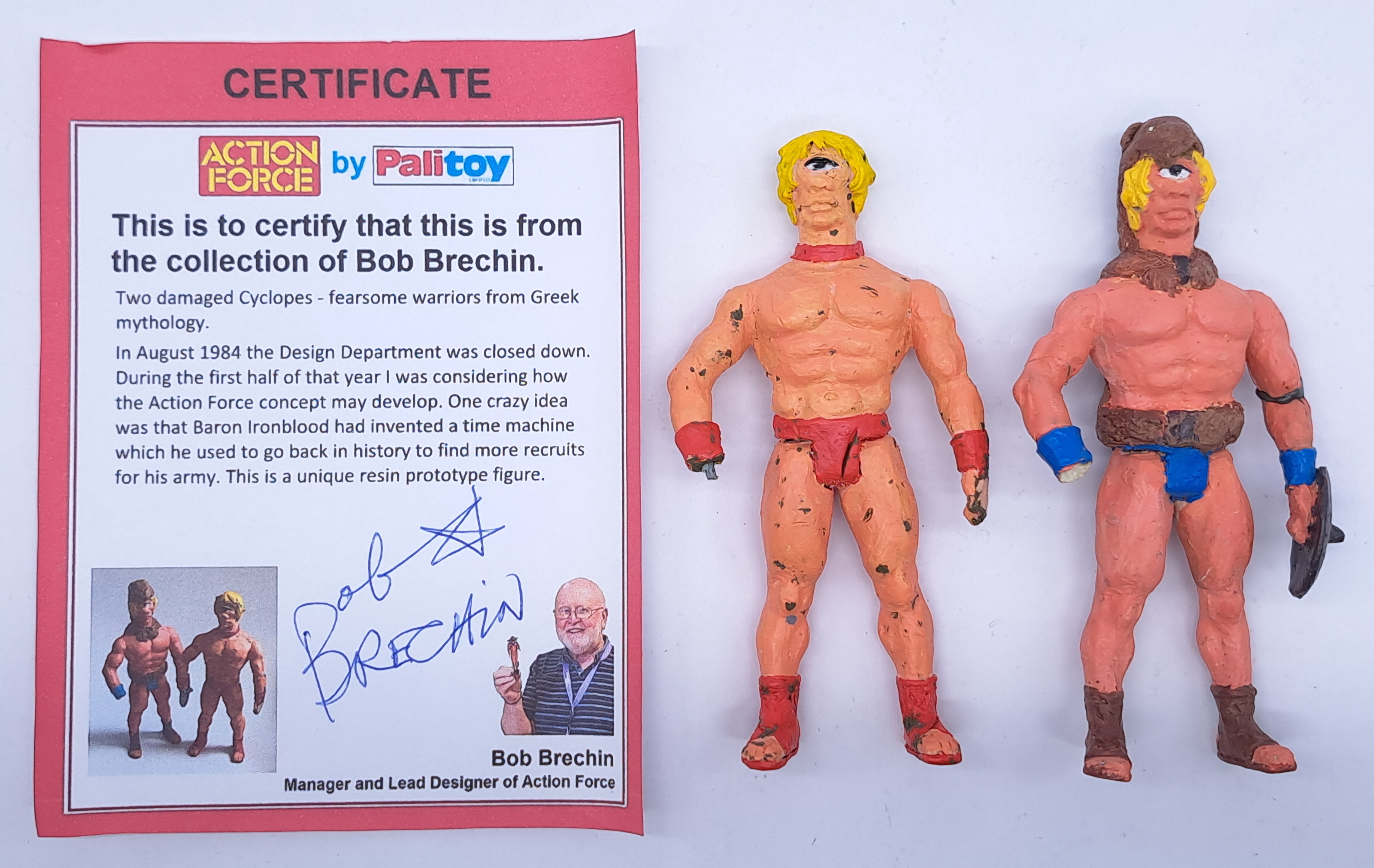 Palitoy Action Force Resin Prototype Greek Mythology Cyclopes - fearsome warrior figures