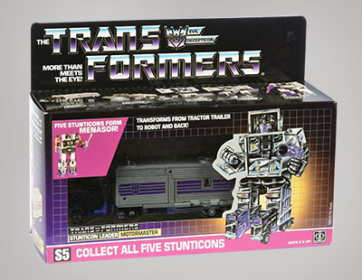 Hasbro 1986 G1 Transformers Motormaster, Mint, within Near Mint sealed packaging