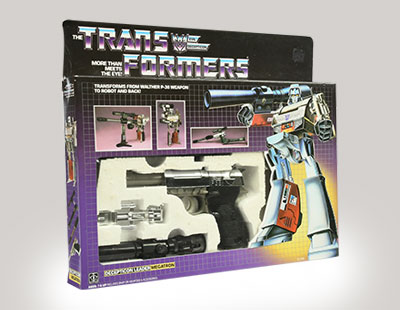 Hasbro Transformers 1984 Decepticon Leader Megatron, Near Mint 