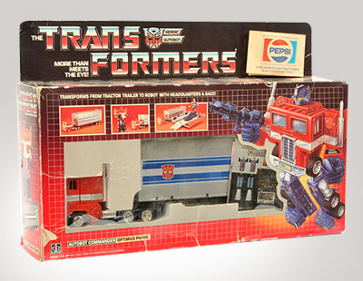 Hasbro Transformers G1 Autobot Commander Optimus Prime 1985 North American Pepsi Mail-Away