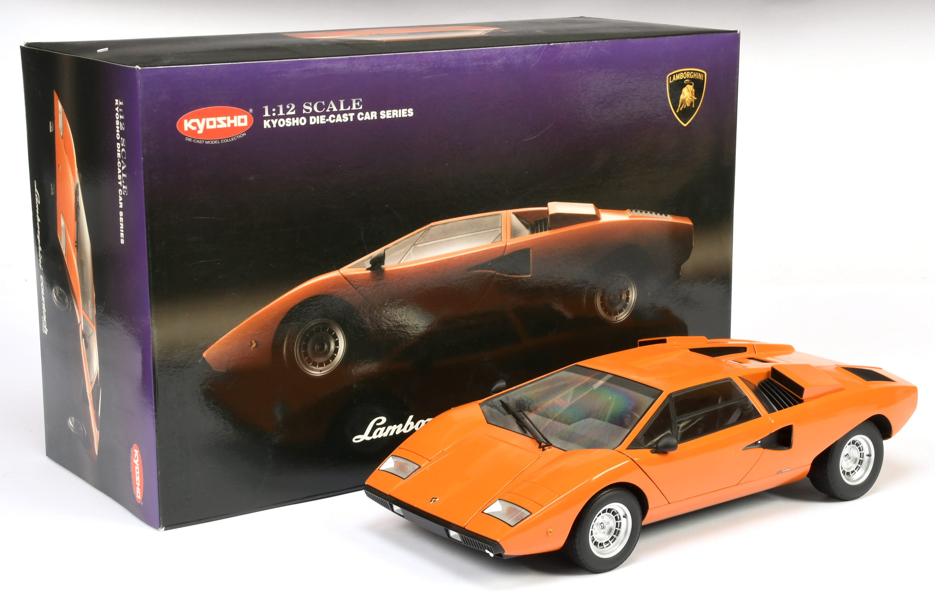 Kyosho 08611P 1/12th scale Lamborghini Countach LP400