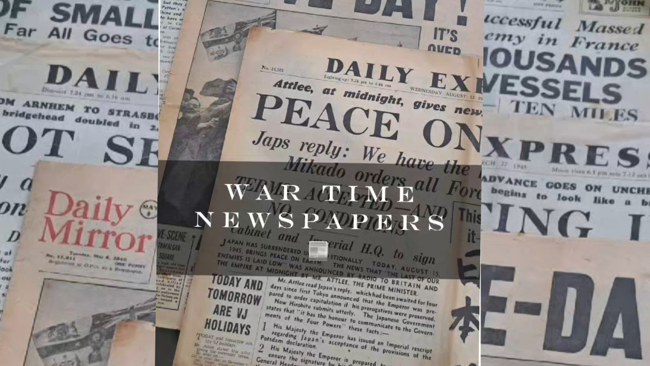 Watch now! - War Time Newspapers for Auction 