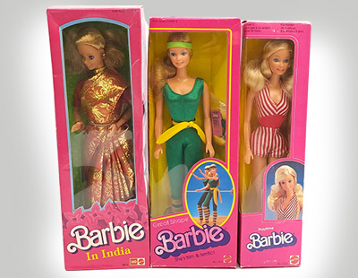Mattel Barbie Group Including: (1) Playtime Barbie # 5336, (2) Great Shape Barbie