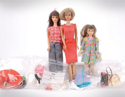 Mattel Barbie unboxed reproduction dolls plus clothes and accessories