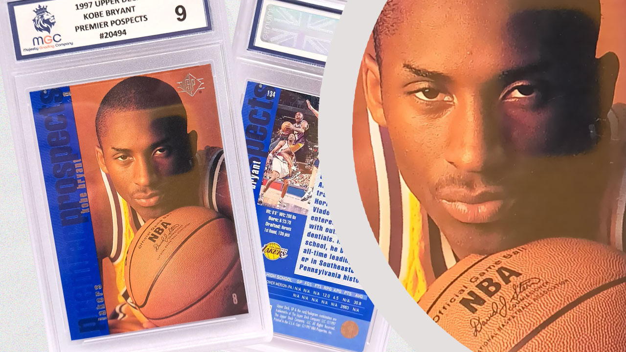 Graded KOBE BRYANT Rookie Card (1996-97 Upper Deck SP #134)